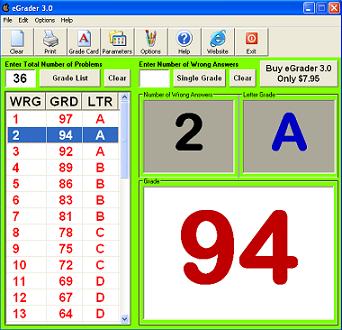 Easy Grader eGrader - Easy Grading Software For Teachers - EZ Grader